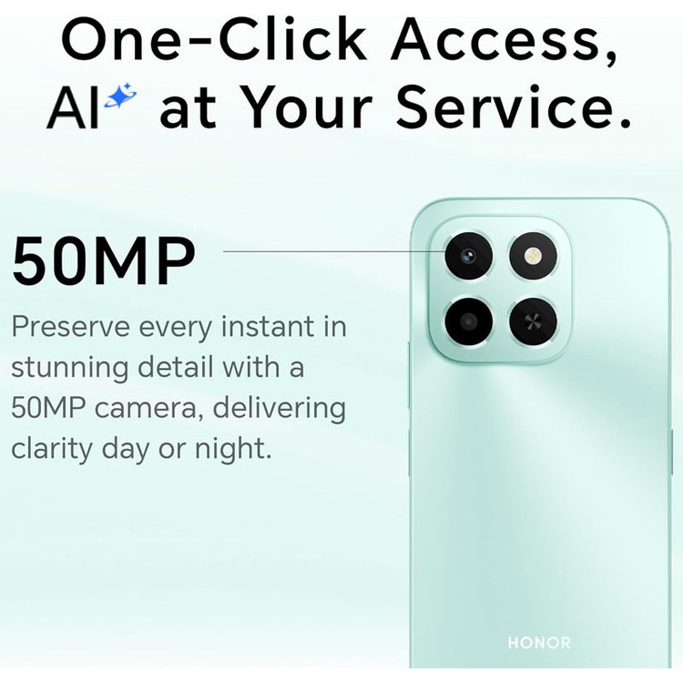 گوشی موبایل آنر مدل X6c دو سیمکارت ظرفیت 256 گیگابایت و رم 6 گیگابایت