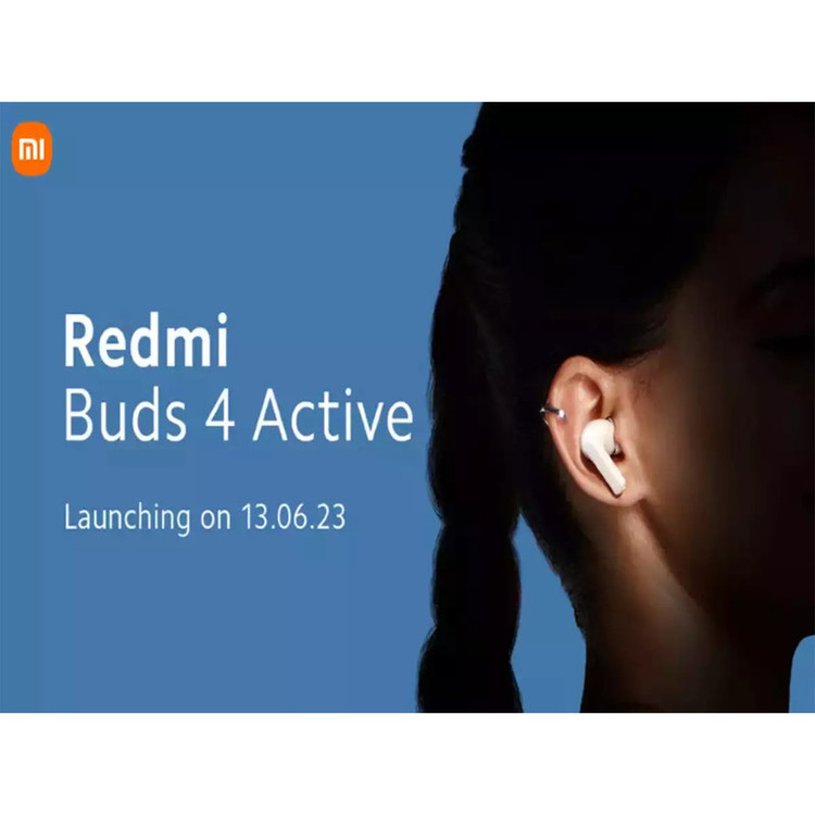 هدفون بلوتوثی شیائومی مدل Redmi Buds 4 Active بدون قابلیت نویز کنسلینگ، درگاه شارژ USB Type-C مقاوم در برابر پاشش آب و تعریق (IPX4)
